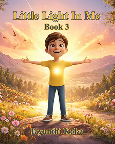 Little Light In Me Book 3 by Jayanthi Koka - children's book cover illustration