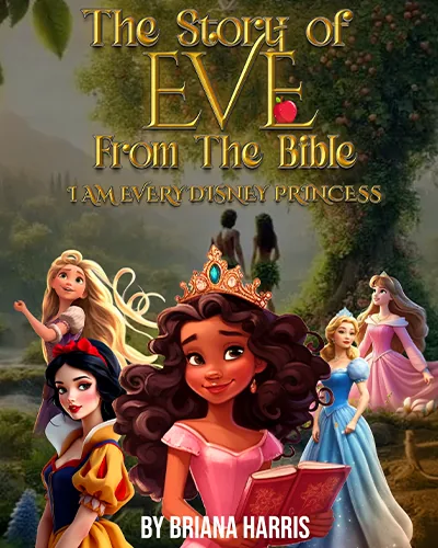 The Story of Eve From The Bible by Briana Harris - children's book cover illustration