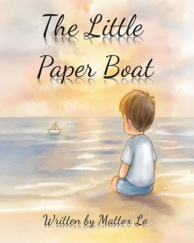 The Little Paper Boat by Mattox Lo - children's picture book cover illustration
